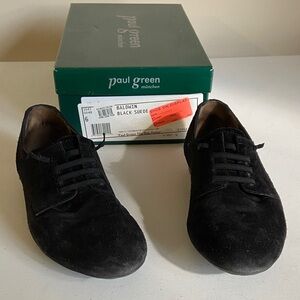Paul Green Black suede sip one.  gUC